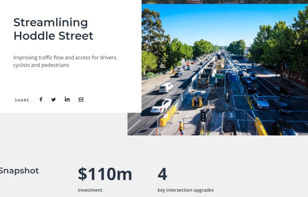 infrastructure developments in Melbourne